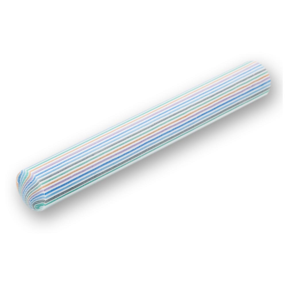 Axminster Woodturning Decorative Polyester Pen Blank 20mm Round - Cool Stripe
