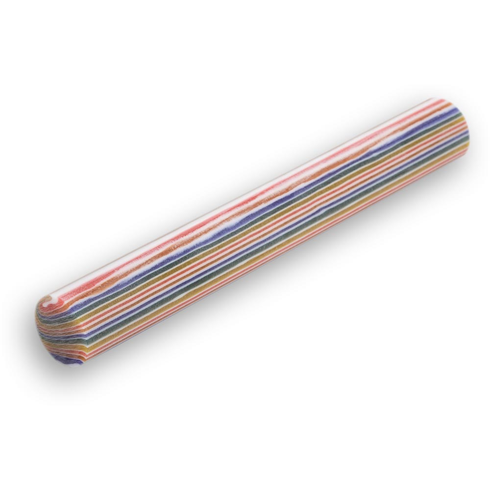 Axminster Woodturning Decorative Polyester Pen Blank 20mm Round - Red Stripe