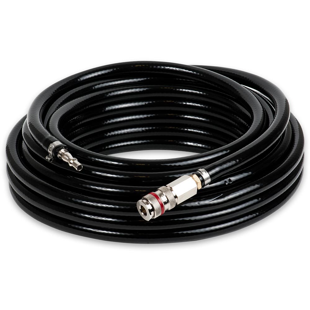 Axminster Professional Air Line Hose with Quick Release Fittings - 15m