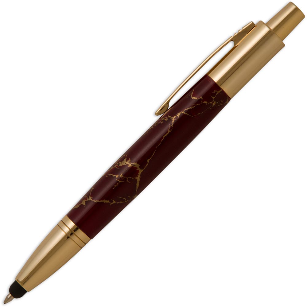 Penn State Industries Vesper Click Pen with Stylus Tip - Gold