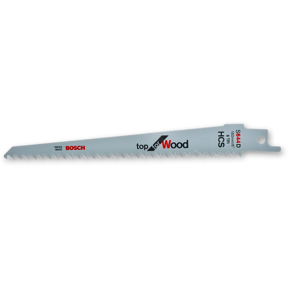 Bosch S644D Sabre Saw Blades Fast Clean Cuts Wood & Plastic
