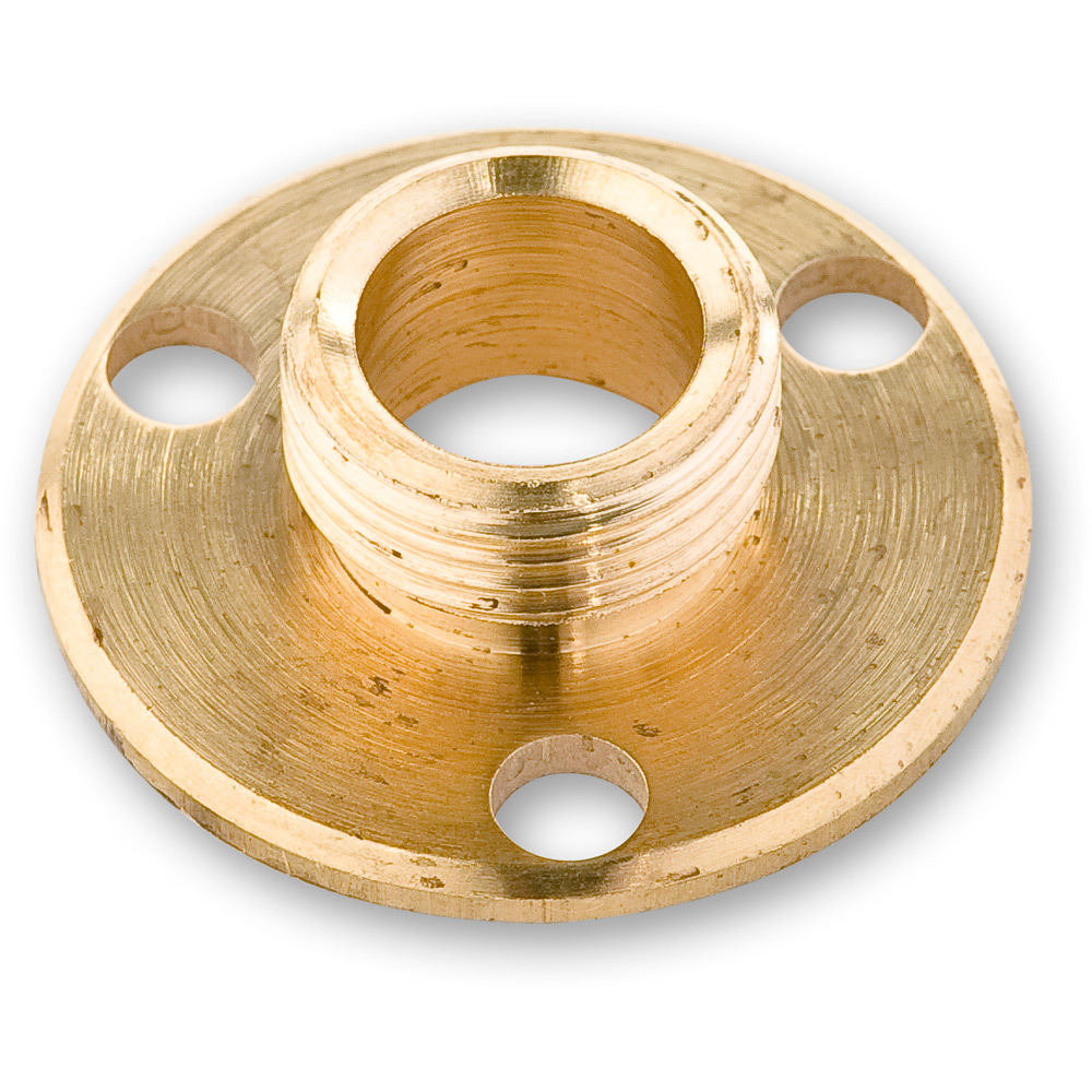 Axminster Woodturning Brass Mounting Plate for Lamp Holder