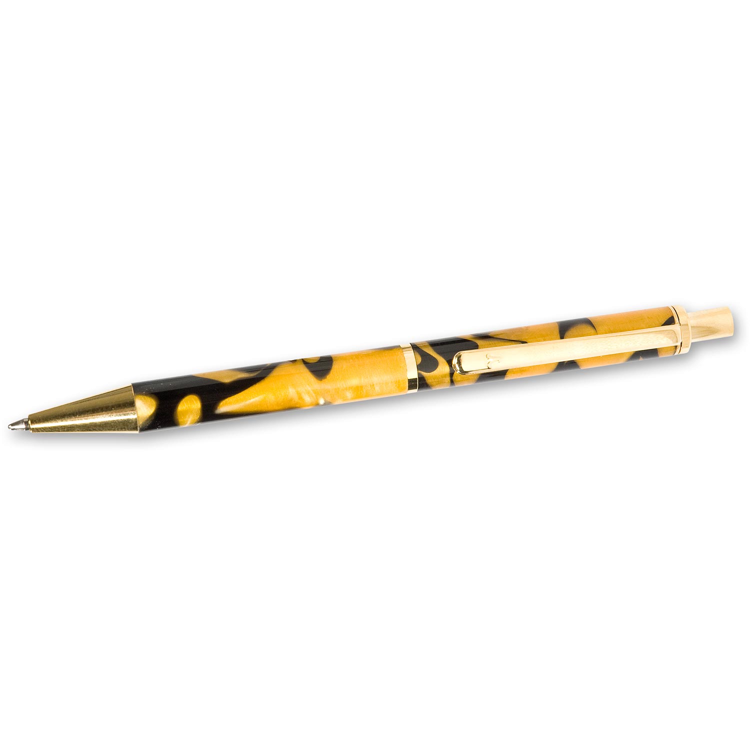 Axminster Woodturning Artisan Click Pen Kit - 10kt Gold
