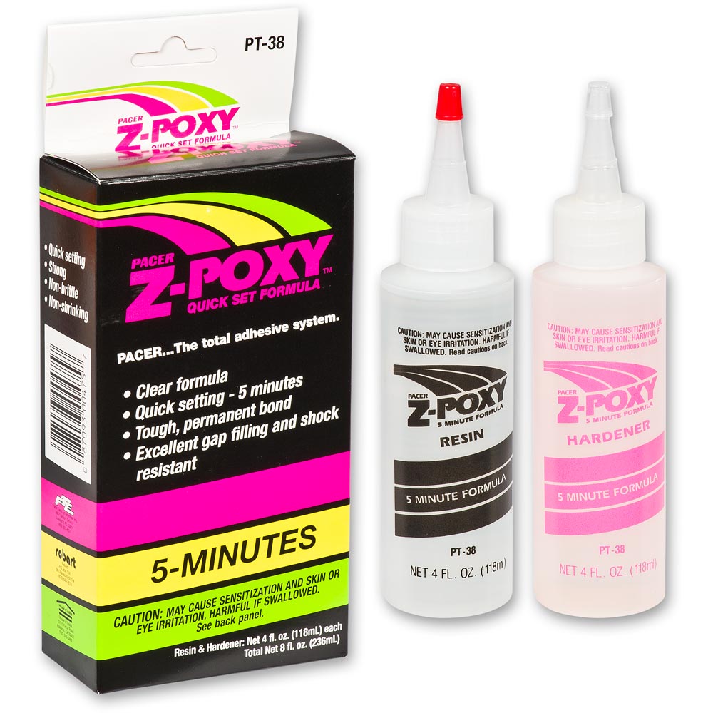 Zap Z-Poxy Epoxy Resin - 5 Minute 235ml(8 fl.oz)