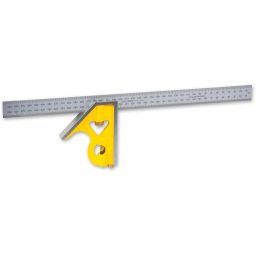 Axminster Combination Square Metric 400mm | Axminster Tools