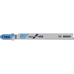 Bosch Professional Bosch Professional T118EOF Jigsaw Blades 5pc pack 3165140091893 