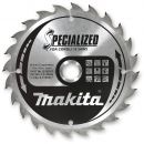 Makita 'Specialized' TCT Saw Blade - 165mm x 1.5mm x 20mm 24T