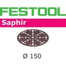 Festool Saphir Abrasive Sanding Disc 150mm (Pkt 25) - 24g