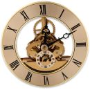 86mm Gold Skeleton Clock