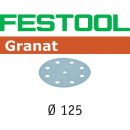 Festool Granat Abrasive Discs 125mm (Pkt 10) - 120g