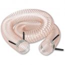 Axminster Craft 63mm Extraction Hose with clips - 1.8m