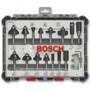 Bosch 15 Piece Router Cutter Set - 1/4"