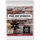 Chroma Craft Peel-Off Snowflakes Stencil