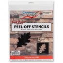 Chroma Craft Peel-Off English Oak Leaf Stencil