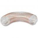 Axminster Clear Lightweight PVC Extraction Hose - 100m x 1m