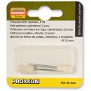 PROXXON Felt Polishing Cylinder Tips  (Pkt 2)