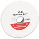 Axminster Grinding Wheel Aluminium Oxide White - 150 x 20 x 31.75mm 100G