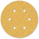Bosch C470 Gold Abrasive Discs 150mm (6 Hole) (Pkt 50) - 120g