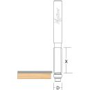 Axcaliber Flush Cutter Bottom Bearing - D=12.7 - X=38mm - S=1/2"
