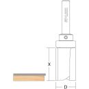 Axcaliber Flush Cutter Top Bearing - D=12.7 - X=19mm - S=1/4
