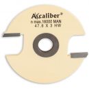 Axcaliber 3mm 2 Wing Slot Router Cutter