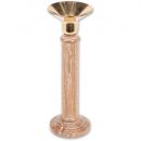 DeLuxe Wide Rimmed Solid Brass Candle Cup