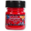 Polyvine Acrylic Enamel Paint - Bright Red 20ml