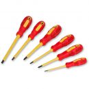 PROXXON 6 Piece VDE Insulated Screwdriver Set Phillips & Slotted