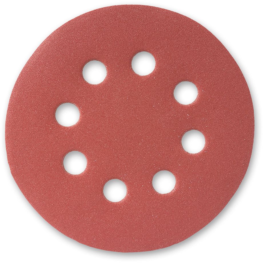 Axminster Workshop Abrasive Discs 125mm (Pkt 12) - Mixed