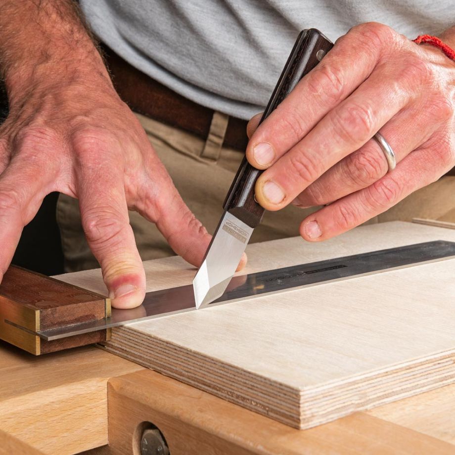 Axminster Workshop Double Edge Marking Knife