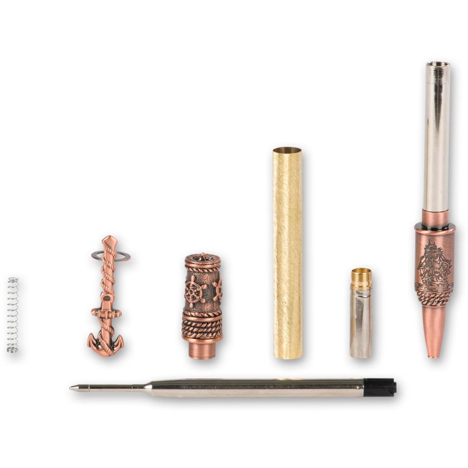Nautical Twist Pen Kit - Antique Copper