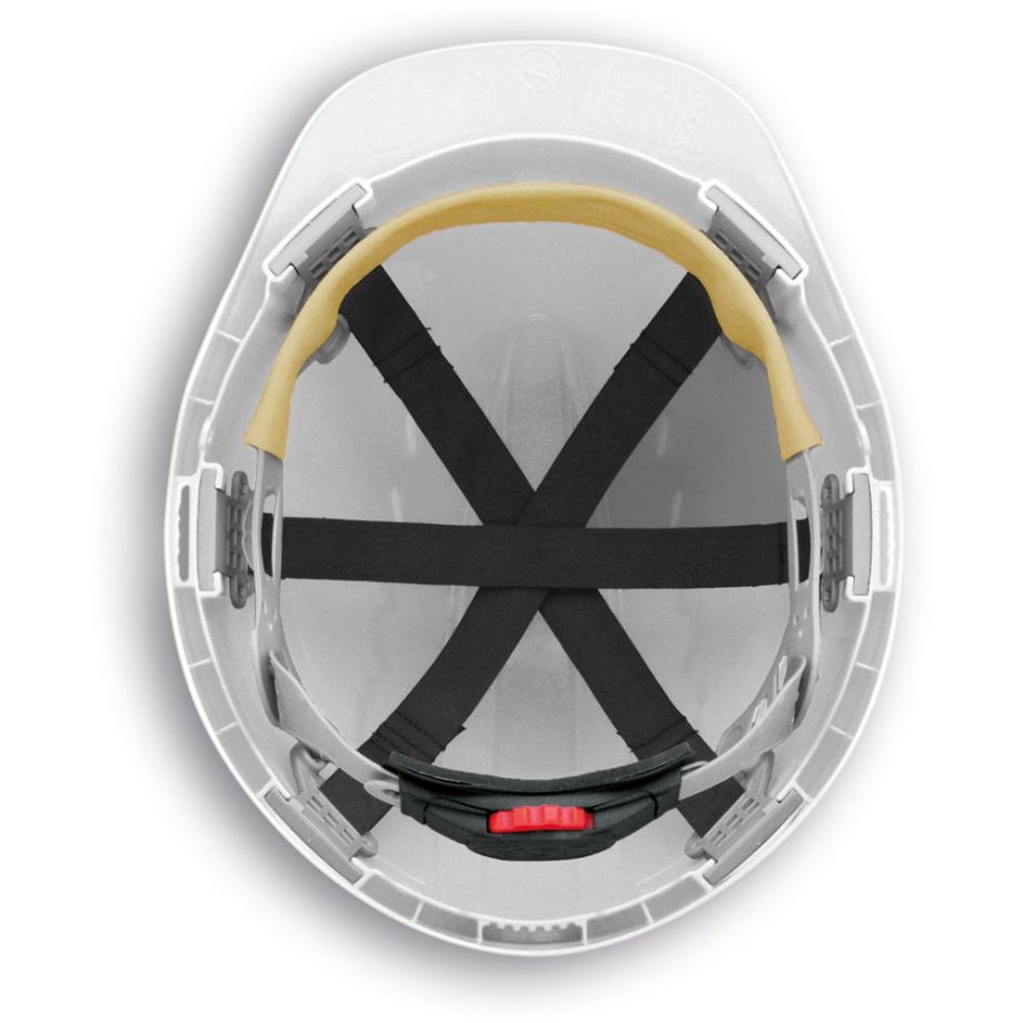 JSP EVO®3 Safety Helmet with Wheel Ratchet - White