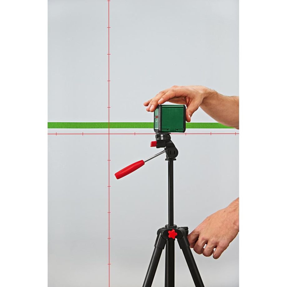 Bosch Quigo Plus Cross Line Laser with Tripod