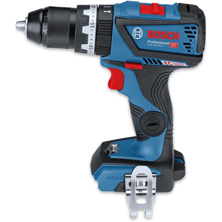 Bosch GSB 18V-60 C Brushless Combi Drill in L-Boxx (Body Only)