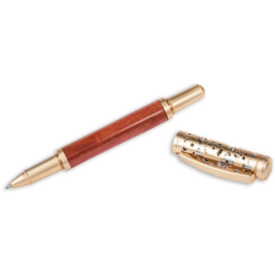 Filigree Roller Pen Kit - Matt Gold/Chrome