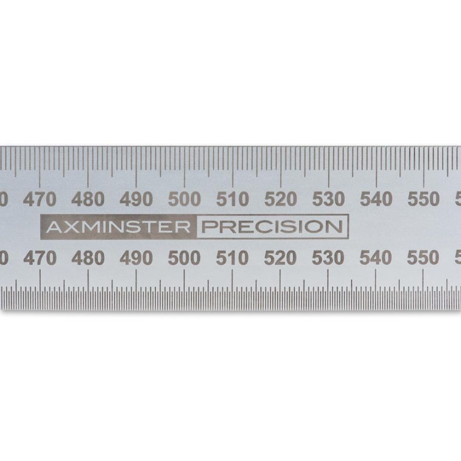 Axminster Professional Stainless Steel Metric Rule - 1,000mm