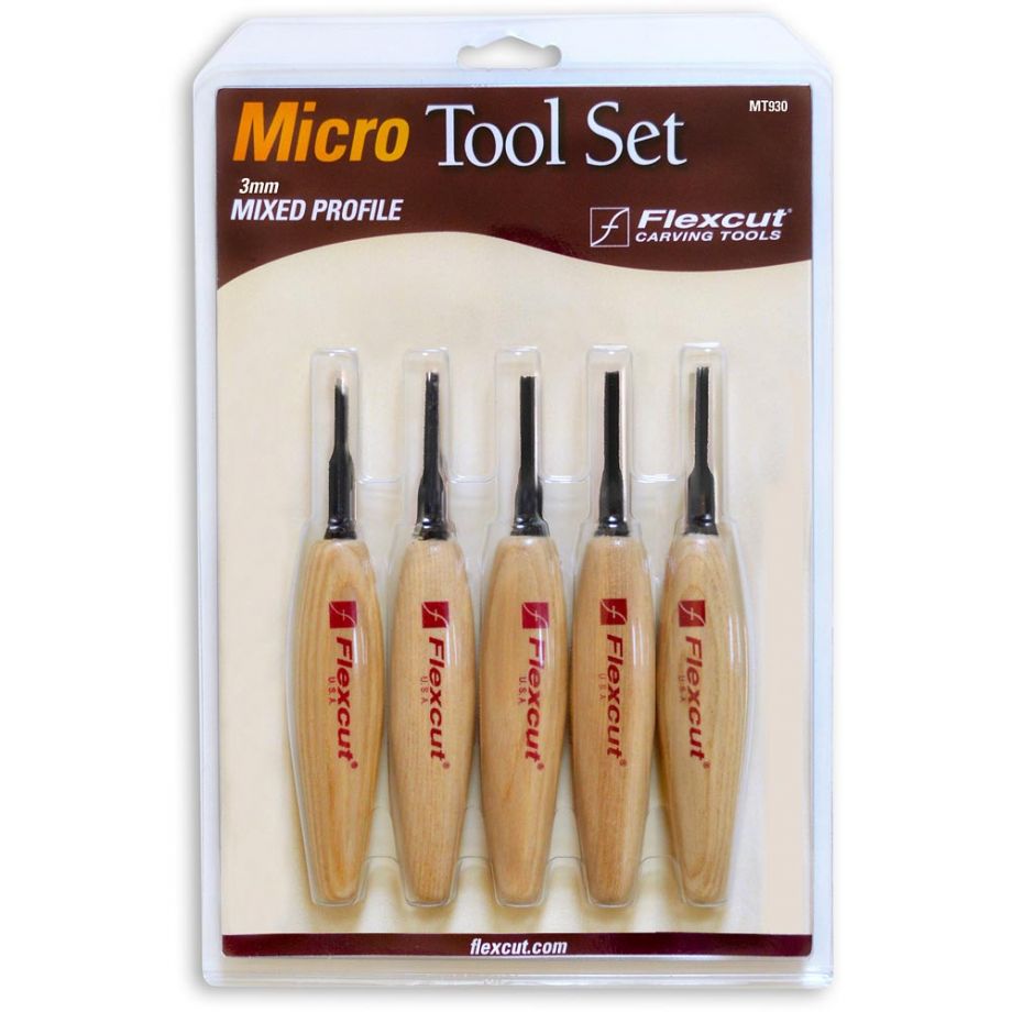 Flexcut MT930 5 Piece Micro Tool Set