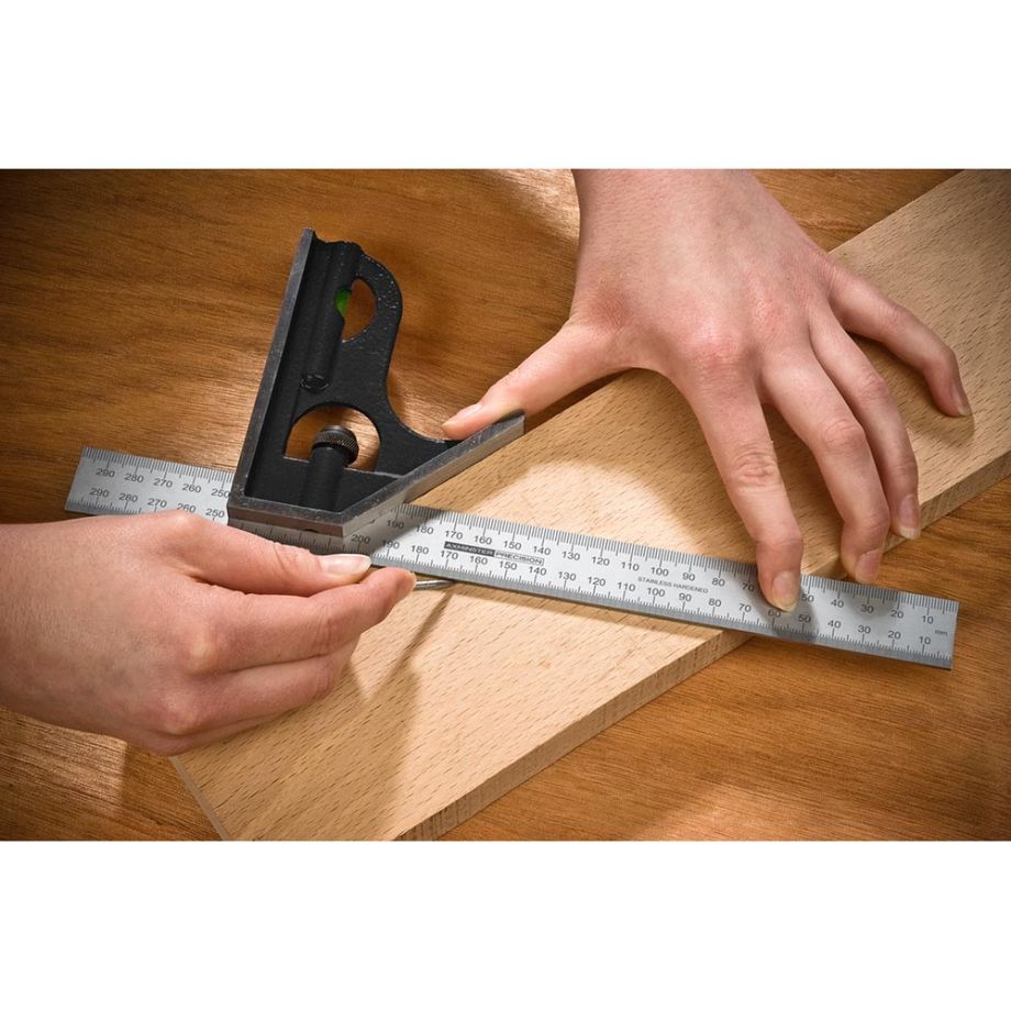 Axminster Professional Combination Square Set 300mm (4 Piece)