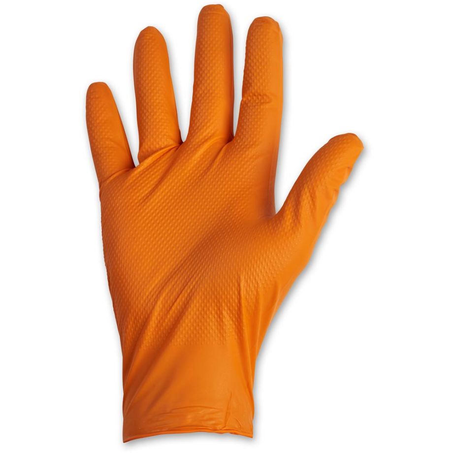 Latex Free Diamond Grip Disposable Gloves
