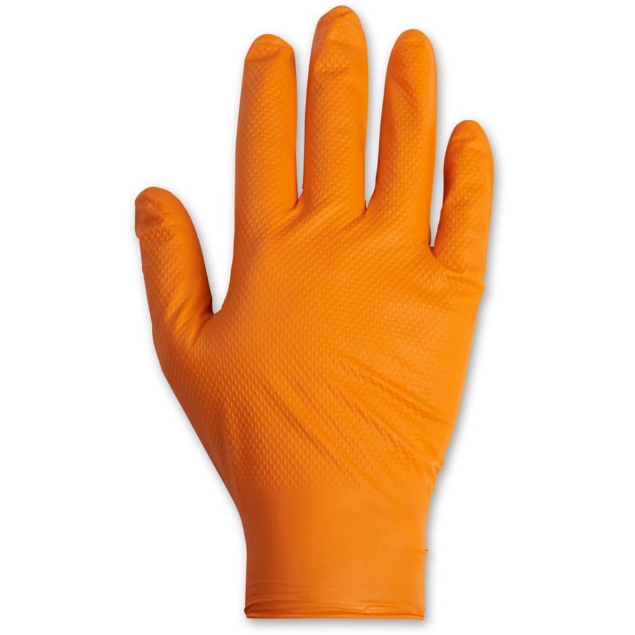 Latex Free Diamond Grip Disposable Gloves