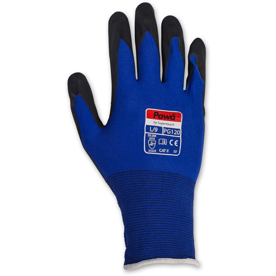Supertouch Pawa PG120 Precision Handling Nitrile Coated Work Gloves