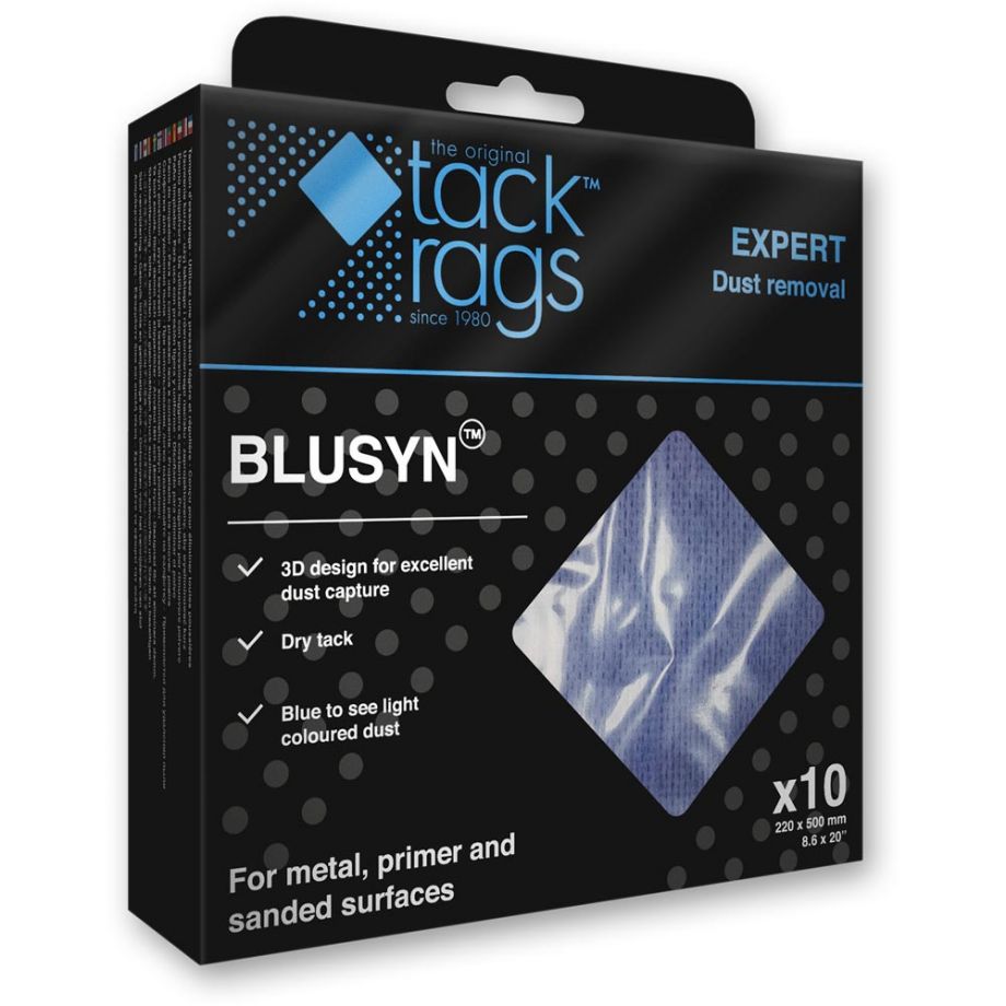 Tack Rags Expert BLUSYN Blue Dry Tack Cloth (Pkt 10)
