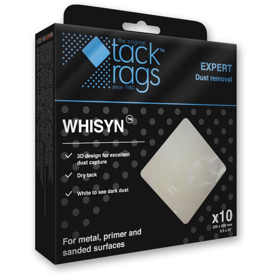 Tack Rags Expert WHISYN White Dry Tack Cloth (Pkt 10)