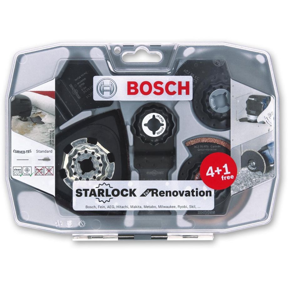 Bosch 4+1 Multi-Tool Blade Renovation Set (Starlock)