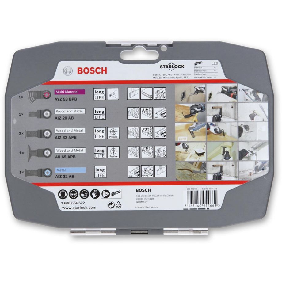 Bosch 5+1 Multi-Tool Electrician & Drywall Set (Starlock)