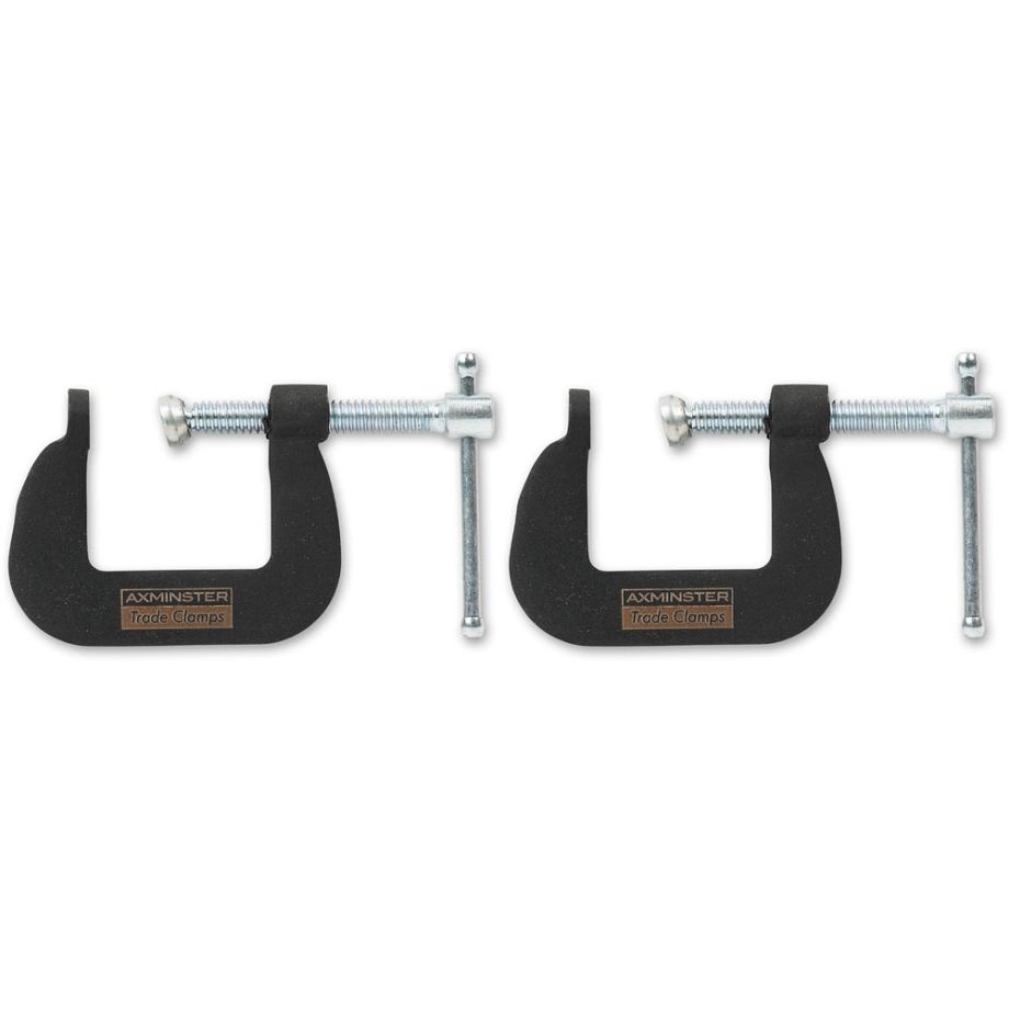 Axminster Professional Small G Clamps (pairs)