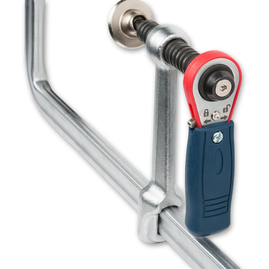 Axminster Professional Ratchet Handled F Clamp 600 x 120mm