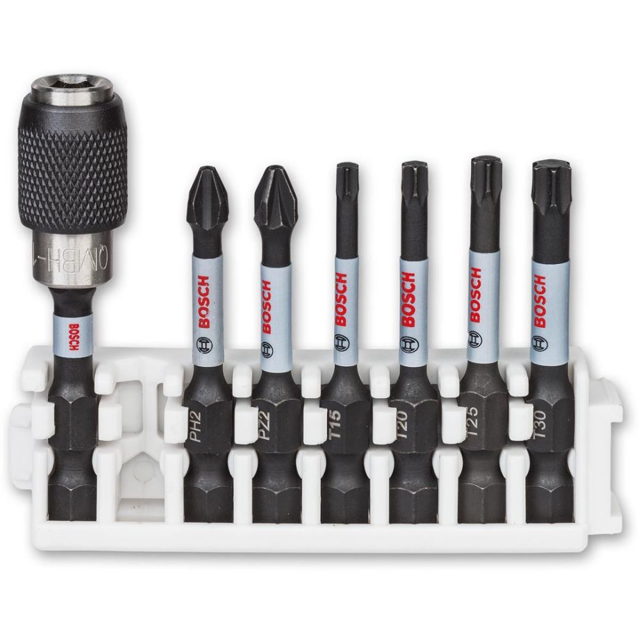 Bosch Impact Control S/Driver Bits Mixed with Holder