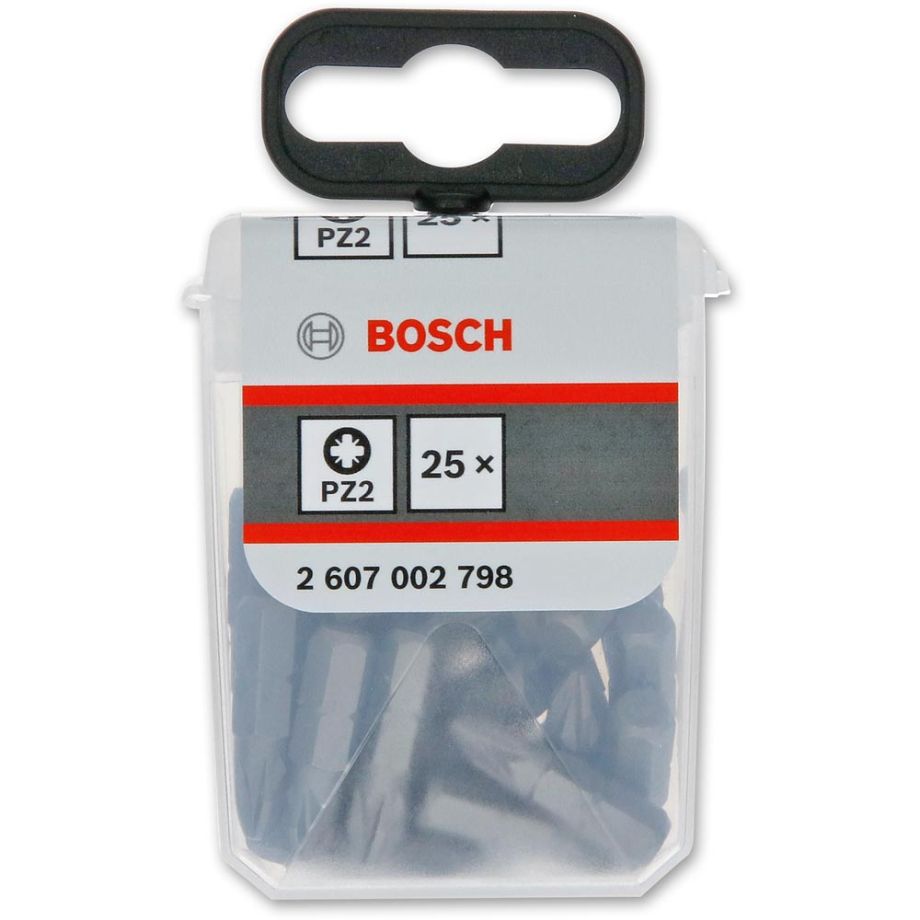 Bosch Extra Hard Screwdriver Bits PZ2 (25)