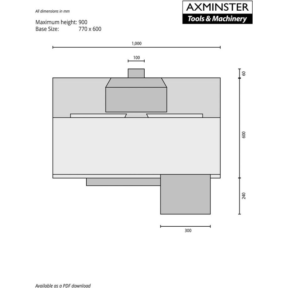Axminster Professional AP200SM Spindle Moulder - 230V